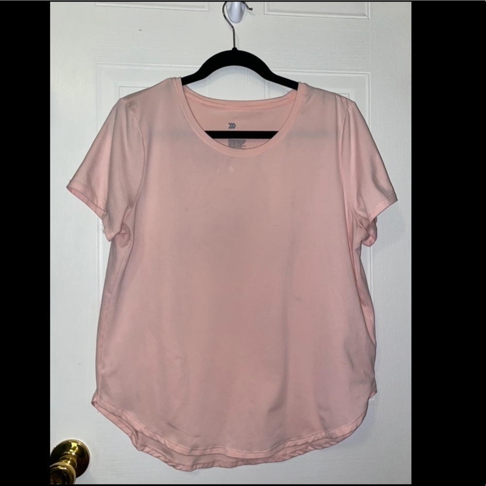 Baby Pink Target Athletic Tee SZ L NWOT